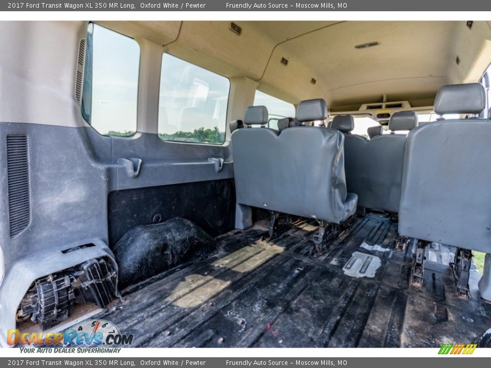 2017 Ford Transit Wagon XL 350 MR Long Oxford White / Pewter Photo #26