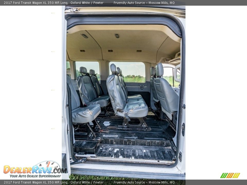 2017 Ford Transit Wagon XL 350 MR Long Oxford White / Pewter Photo #27