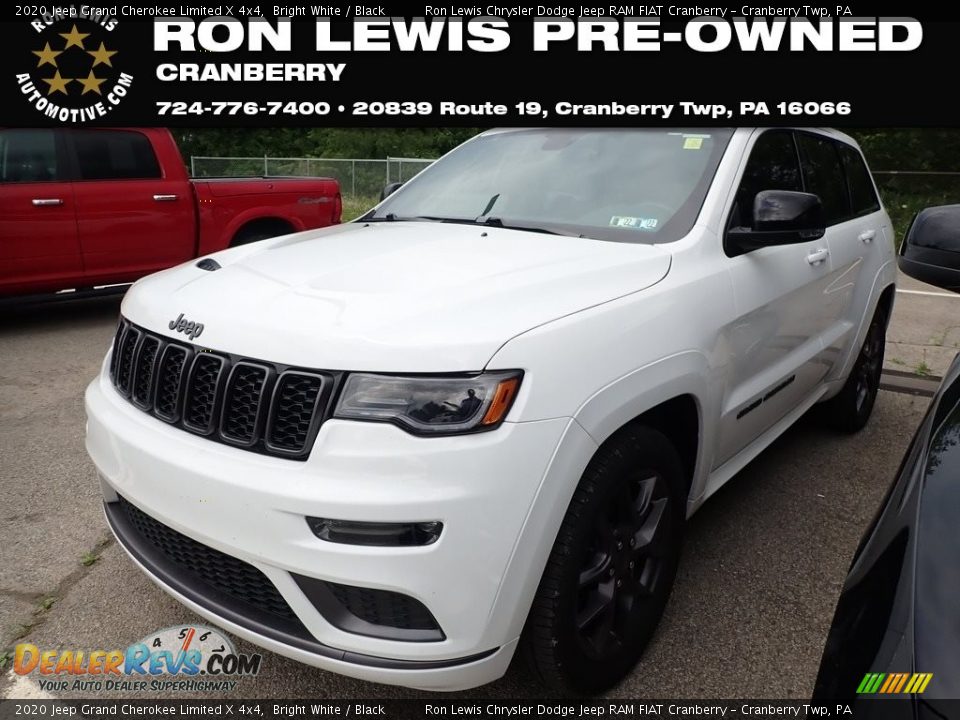 2020 Jeep Grand Cherokee Limited X 4x4 Bright White / Black Photo #1