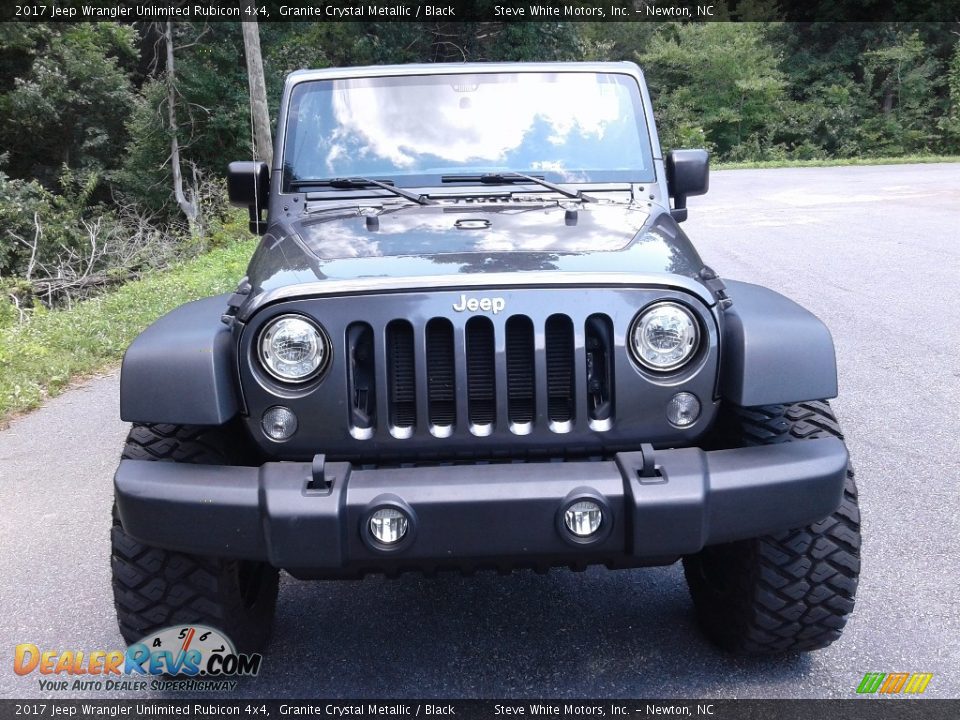 2017 Jeep Wrangler Unlimited Rubicon 4x4 Granite Crystal Metallic / Black Photo #3