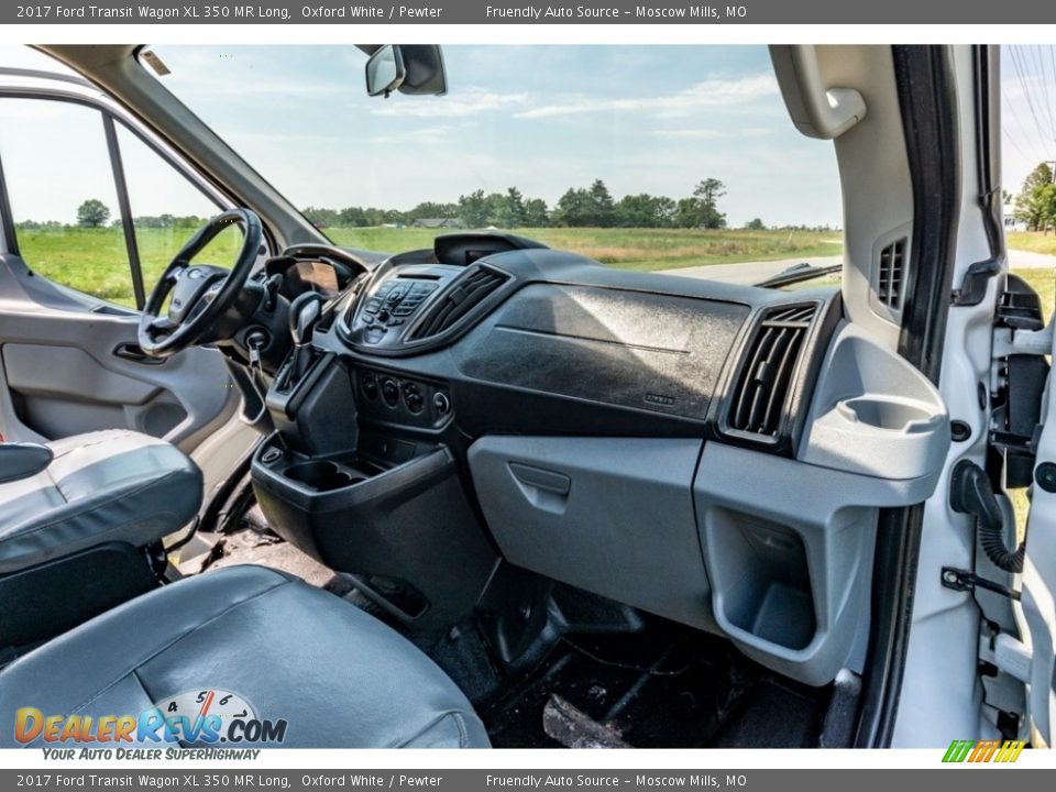 2017 Ford Transit Wagon XL 350 MR Long Oxford White / Pewter Photo #32