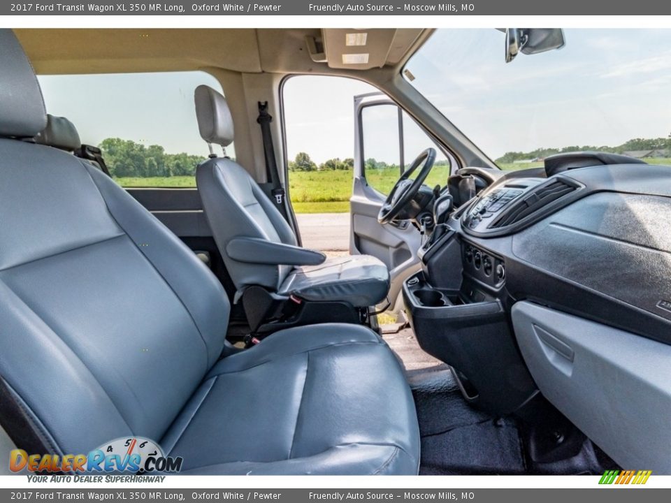 2017 Ford Transit Wagon XL 350 MR Long Oxford White / Pewter Photo #33