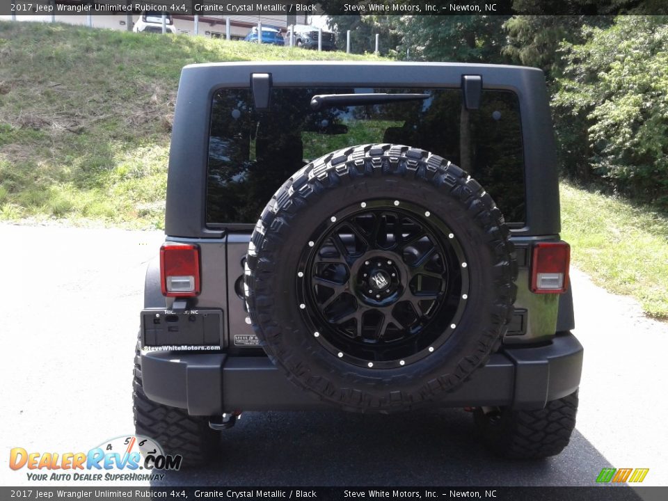2017 Jeep Wrangler Unlimited Rubicon 4x4 Granite Crystal Metallic / Black Photo #7