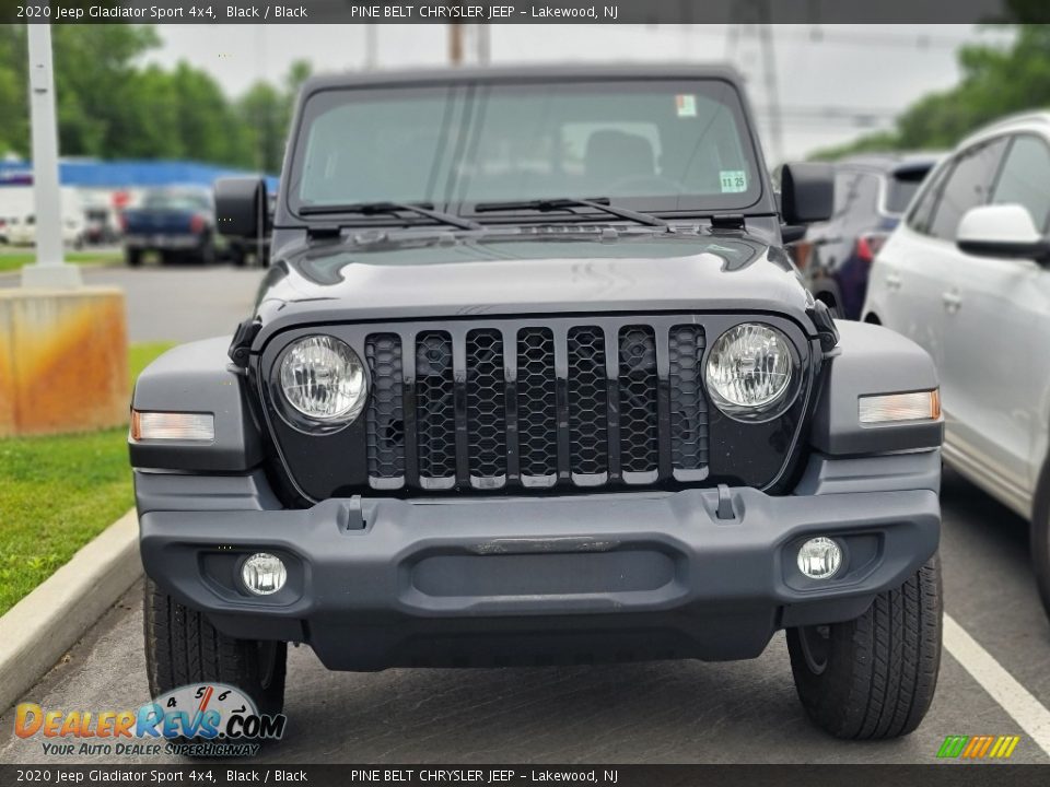 2020 Jeep Gladiator Sport 4x4 Black / Black Photo #2