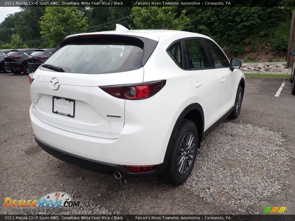 2021 Mazda CX-5 Sport AWD Snowflake White Pearl Mica / Black Photo #2