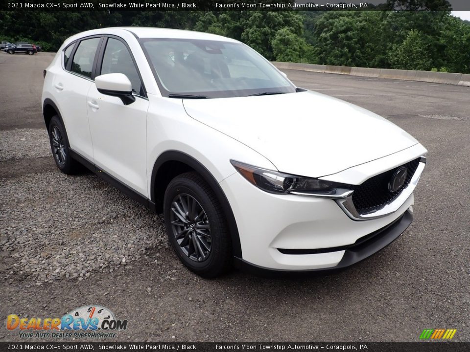 Front 3/4 View of 2021 Mazda CX-5 Sport AWD Photo #3