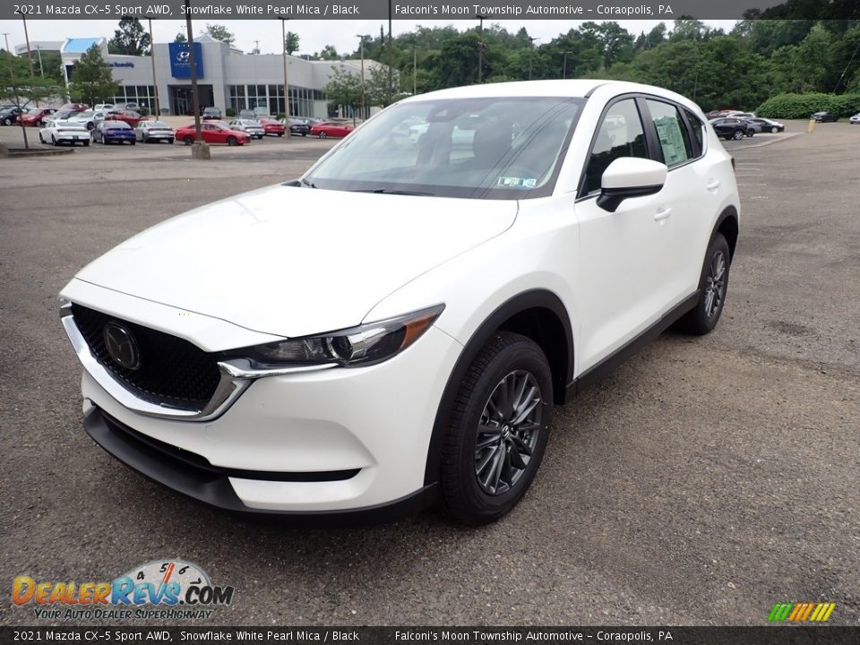 2021 Mazda CX-5 Sport AWD Snowflake White Pearl Mica / Black Photo #5