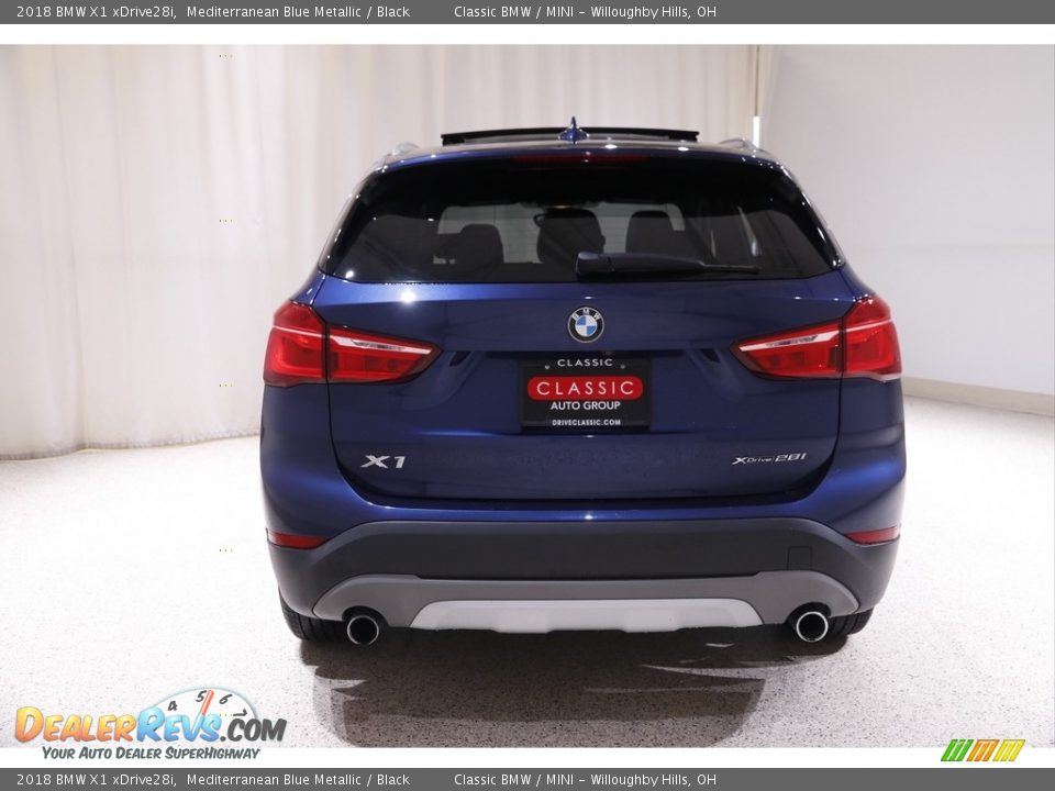 2018 BMW X1 xDrive28i Mediterranean Blue Metallic / Black Photo #22