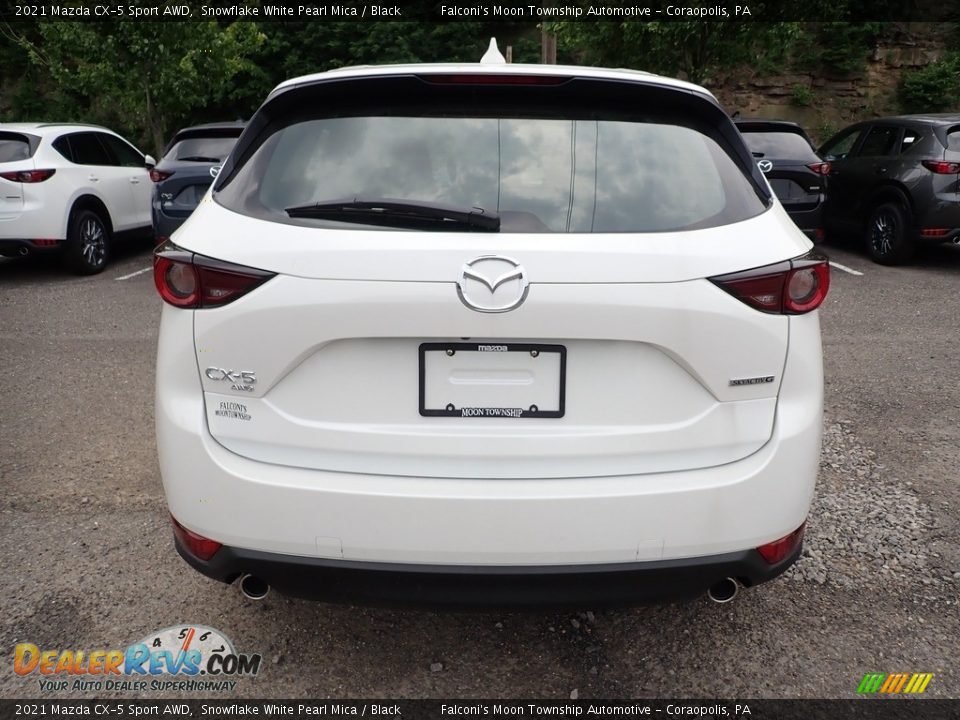 2021 Mazda CX-5 Sport AWD Snowflake White Pearl Mica / Black Photo #8