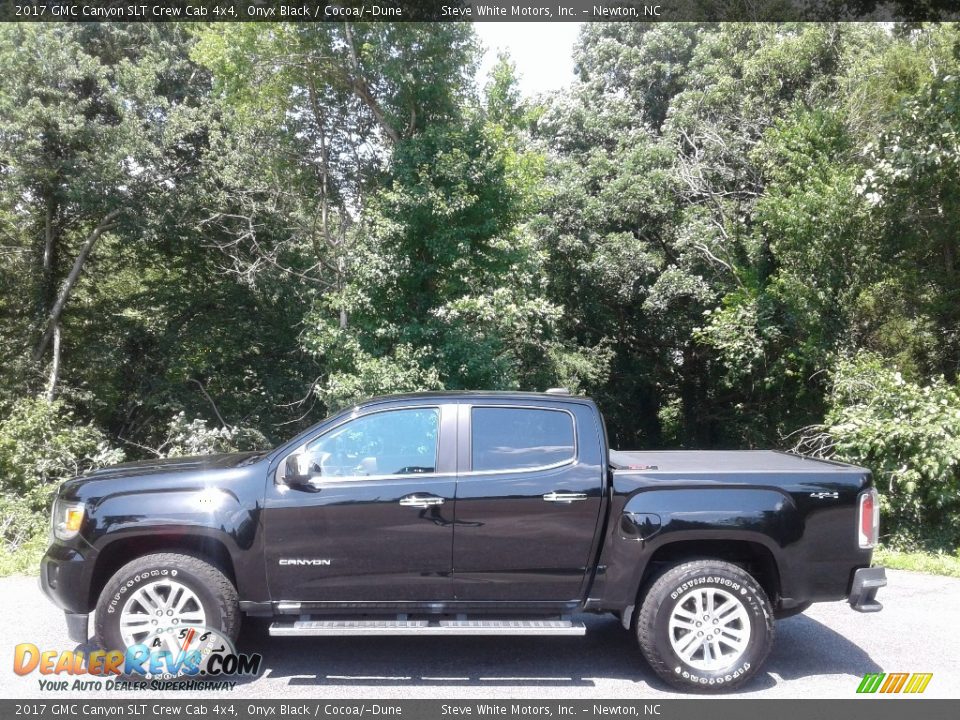 2017 GMC Canyon SLT Crew Cab 4x4 Onyx Black / Cocoa/­Dune Photo #1