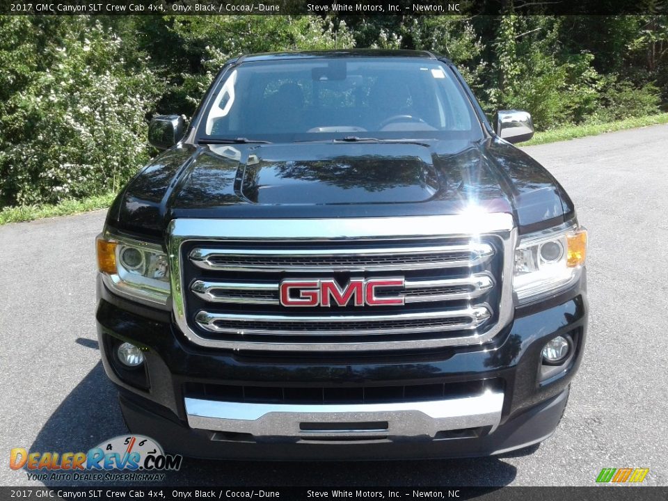 2017 GMC Canyon SLT Crew Cab 4x4 Onyx Black / Cocoa/­Dune Photo #4