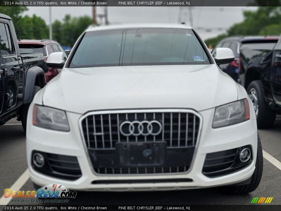 2014 Audi Q5 2.0 TFSI quattro Ibis White / Chestnut Brown Photo #2