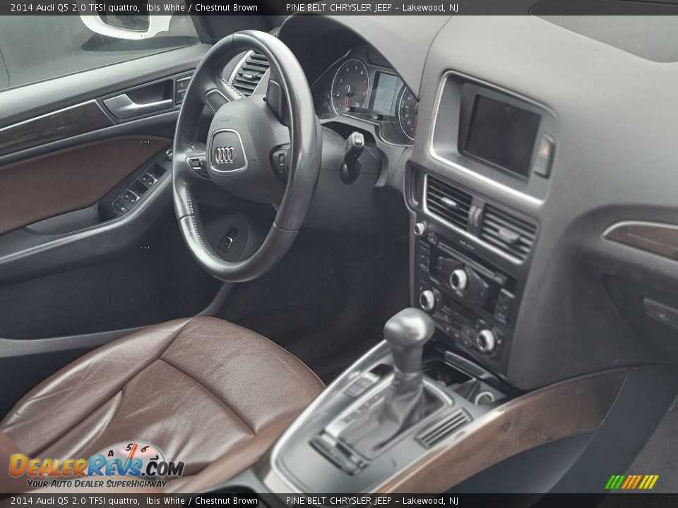2014 Audi Q5 2.0 TFSI quattro Ibis White / Chestnut Brown Photo #3