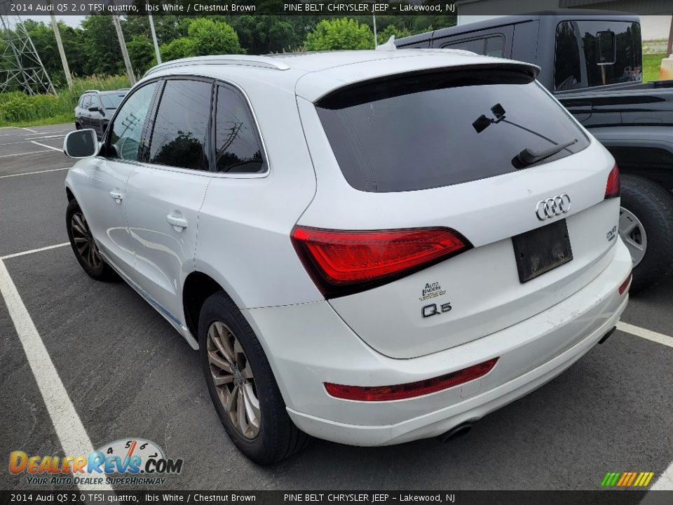 2014 Audi Q5 2.0 TFSI quattro Ibis White / Chestnut Brown Photo #5