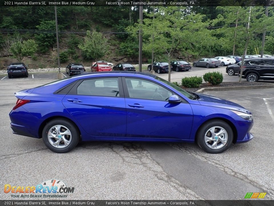 2021 Hyundai Elantra SE Intense Blue / Medium Gray Photo #1