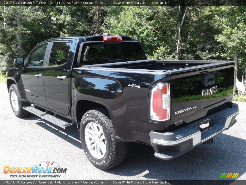 2017 GMC Canyon SLT Crew Cab 4x4 Onyx Black / Cocoa/­Dune Photo #14