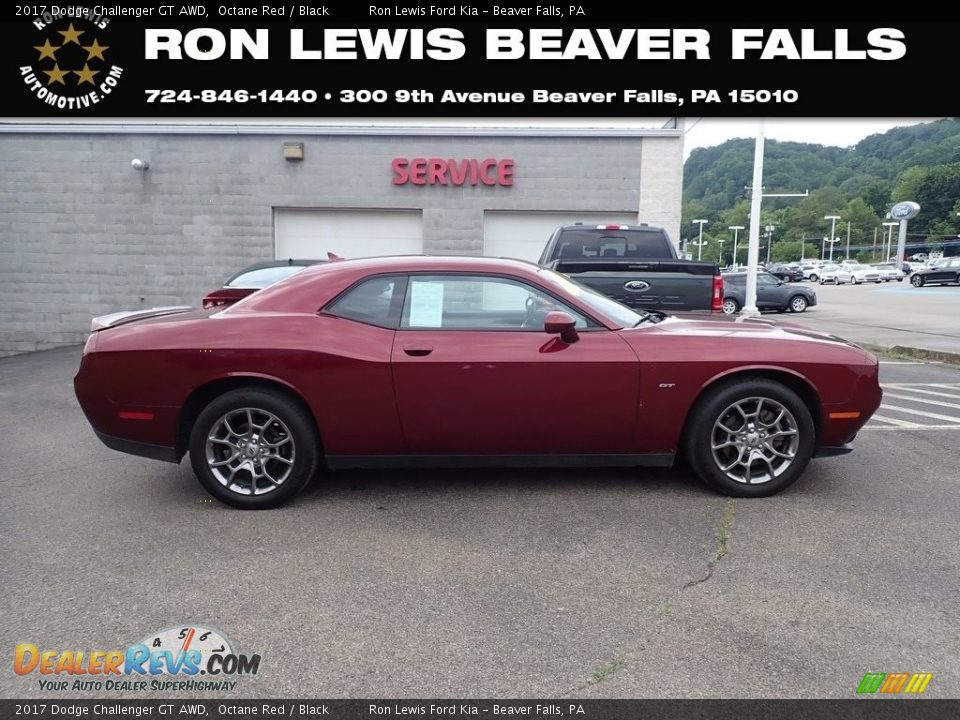2017 Dodge Challenger GT AWD Octane Red / Black Photo #1