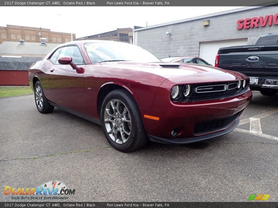 2017 Dodge Challenger GT AWD Octane Red / Black Photo #5