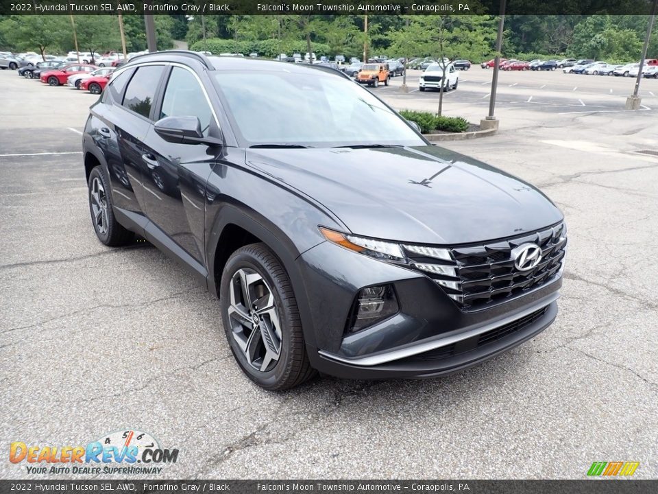 2022 Hyundai Tucson SEL AWD Portofino Gray / Black Photo 3