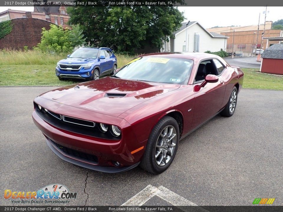 2017 Dodge Challenger GT AWD Octane Red / Black Photo #6