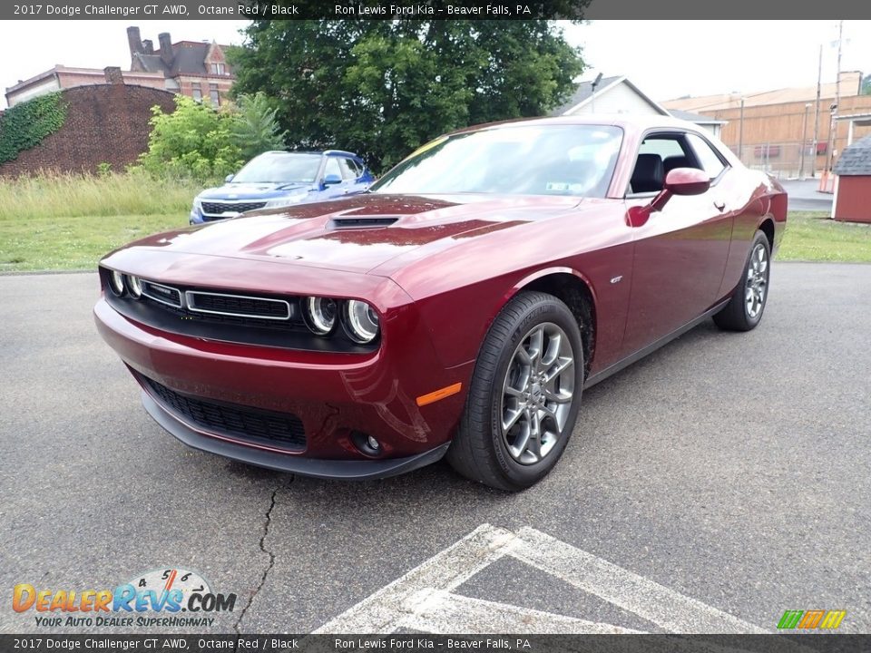 2017 Dodge Challenger GT AWD Octane Red / Black Photo #7