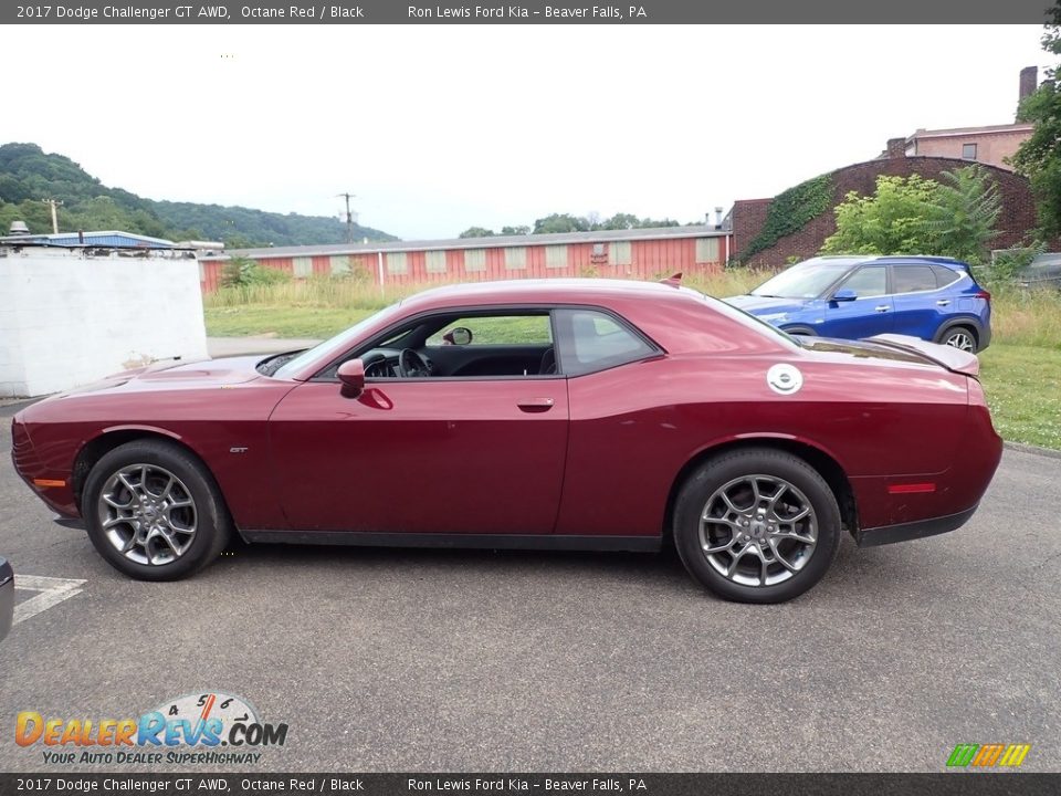 2017 Dodge Challenger GT AWD Octane Red / Black Photo #8