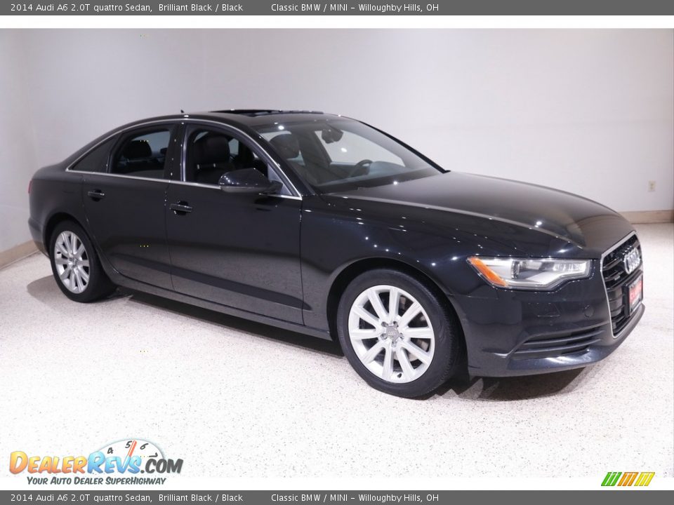 2014 Audi A6 2.0T quattro Sedan Brilliant Black / Black Photo #1