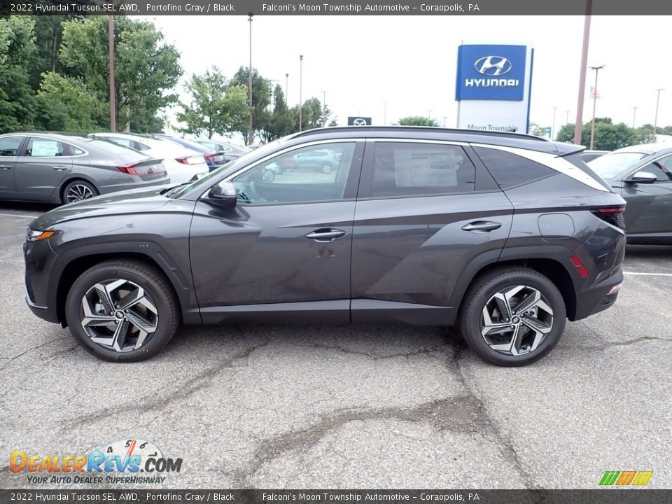 2022 Hyundai Tucson SEL AWD Portofino Gray / Black Photo #6