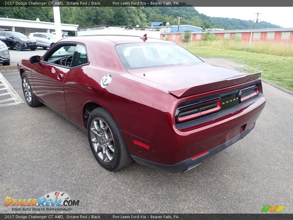 2017 Dodge Challenger GT AWD Octane Red / Black Photo #9