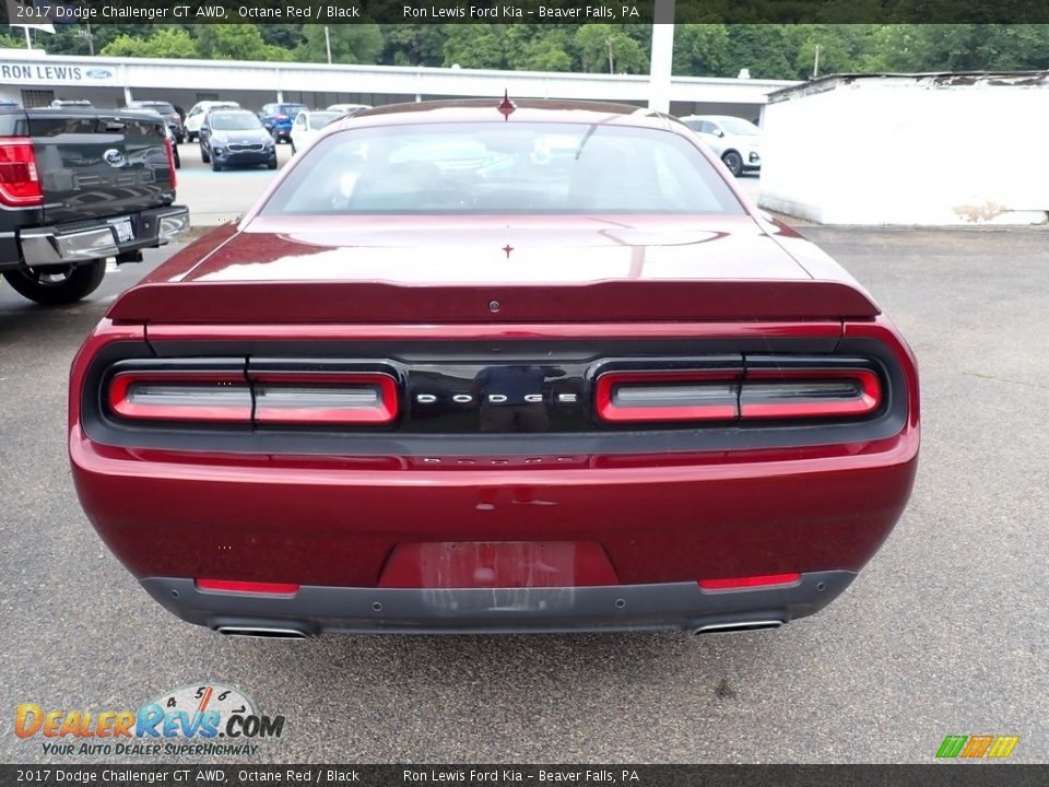 2017 Dodge Challenger GT AWD Octane Red / Black Photo #10