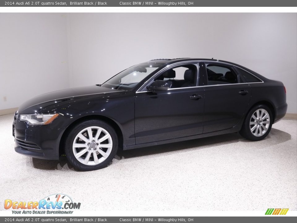 2014 Audi A6 2.0T quattro Sedan Brilliant Black / Black Photo #3