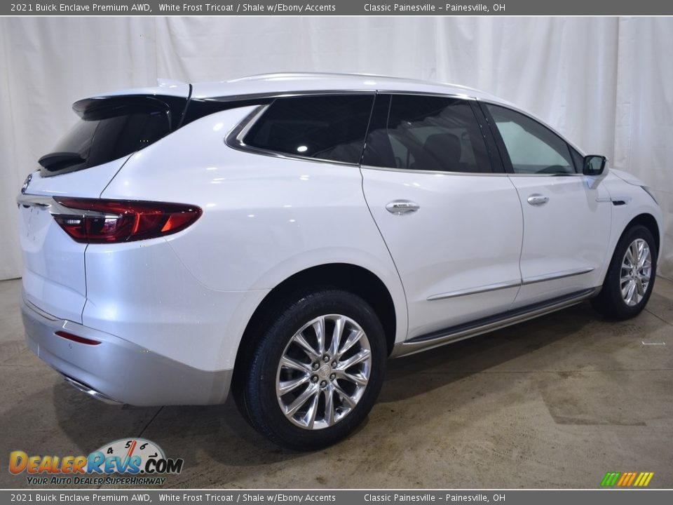 2021 Buick Enclave Premium AWD White Frost Tricoat / Shale w/Ebony Accents Photo #2