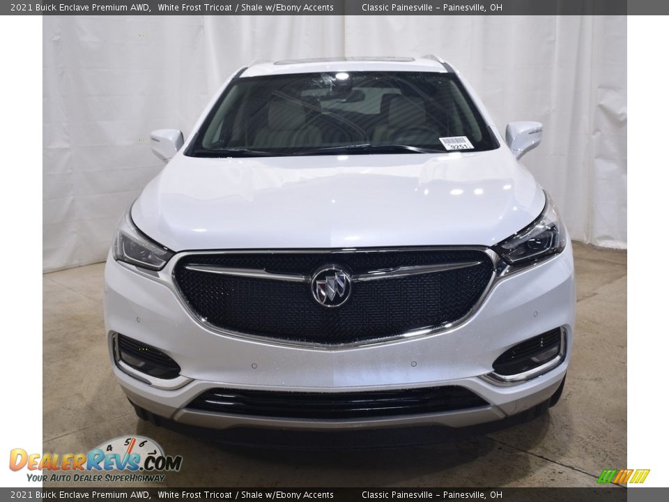 2021 Buick Enclave Premium AWD White Frost Tricoat / Shale w/Ebony Accents Photo #4