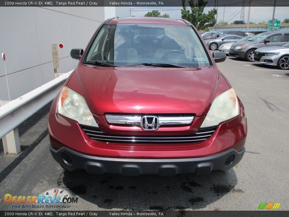 2009 Honda CR-V EX 4WD Tango Red Pearl / Gray Photo #8