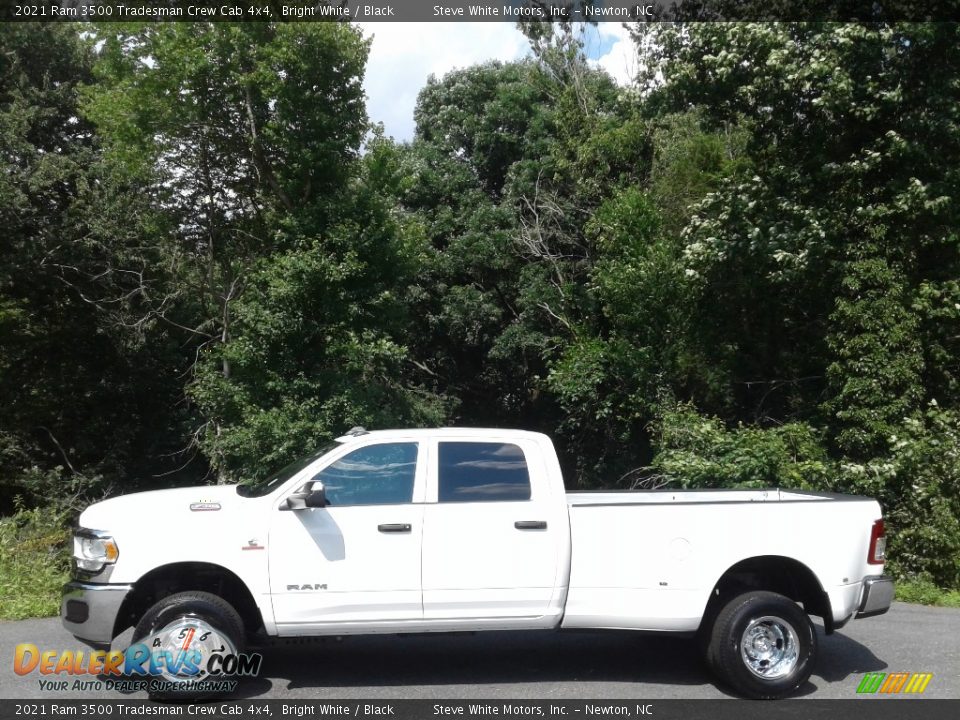 2021 Ram 3500 Tradesman Crew Cab 4x4 Bright White / Black Photo #1