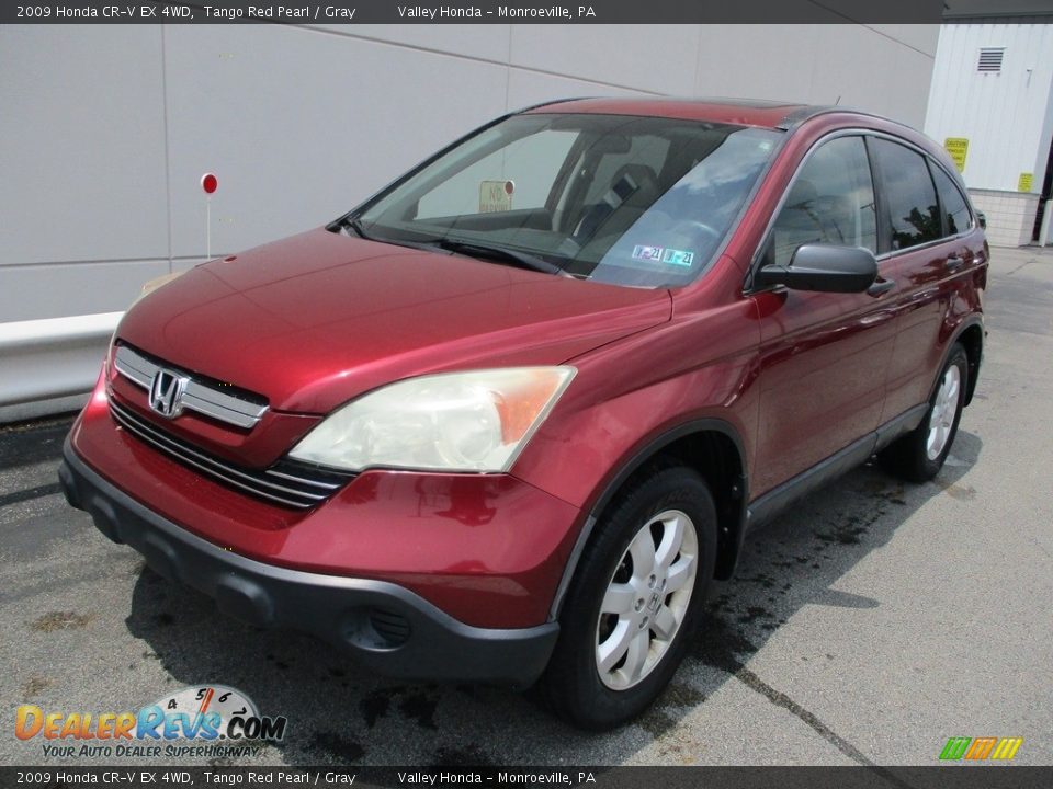 2009 Honda CR-V EX 4WD Tango Red Pearl / Gray Photo #9