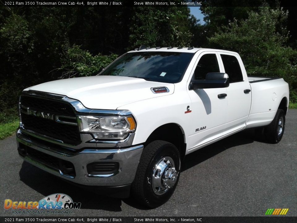 2021 Ram 3500 Tradesman Crew Cab 4x4 Bright White / Black Photo #2