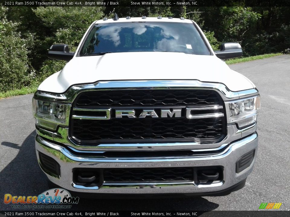 2021 Ram 3500 Tradesman Crew Cab 4x4 Bright White / Black Photo #3