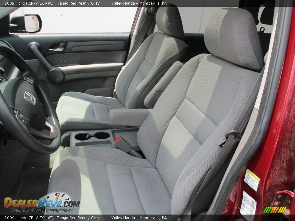 2009 Honda CR-V EX 4WD Tango Red Pearl / Gray Photo #11