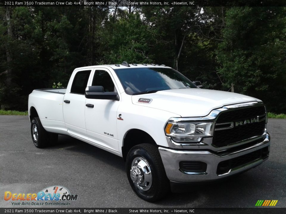 2021 Ram 3500 Tradesman Crew Cab 4x4 Bright White / Black Photo #4