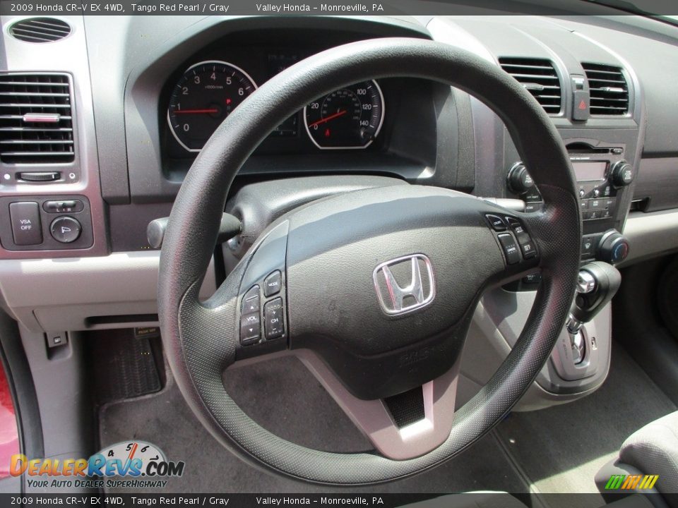 2009 Honda CR-V EX 4WD Tango Red Pearl / Gray Photo #14