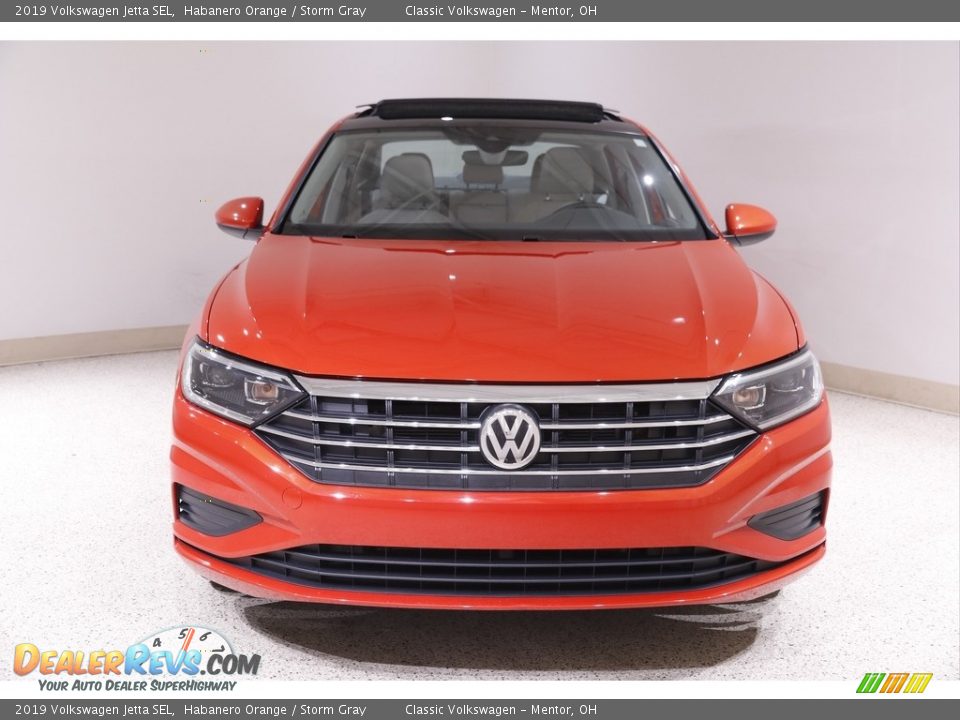 2019 Volkswagen Jetta SEL Habanero Orange / Storm Gray Photo #2