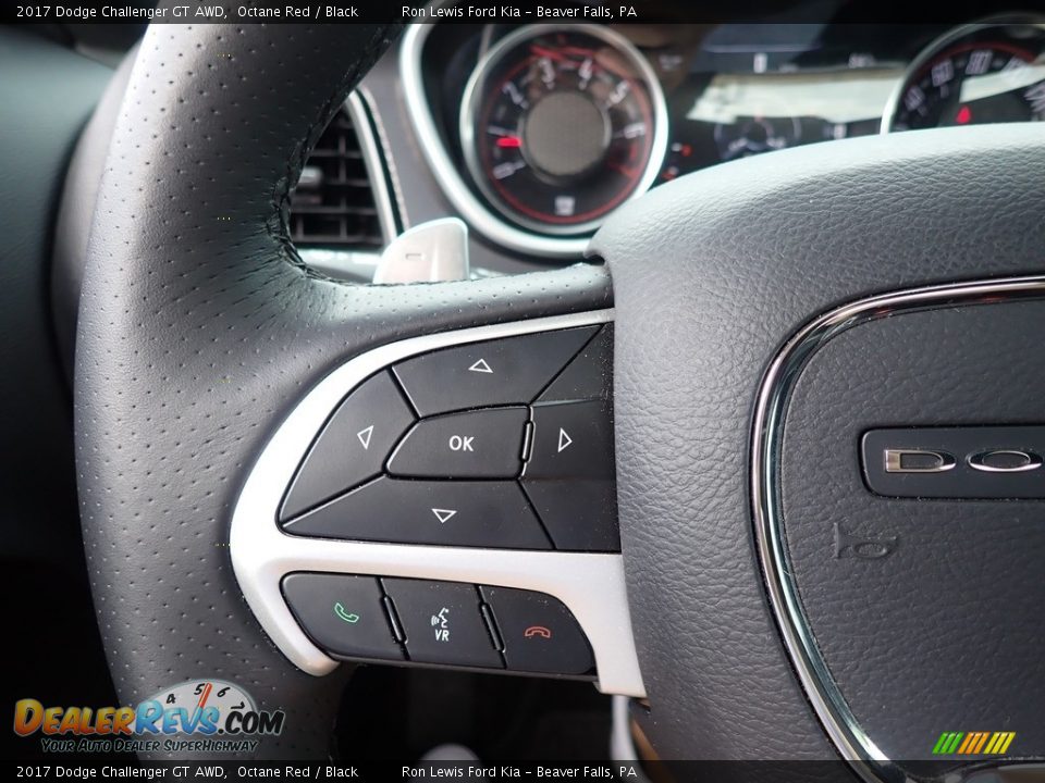 2017 Dodge Challenger GT AWD Octane Red / Black Photo #25