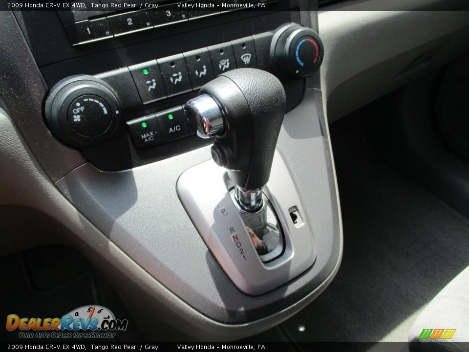 2009 Honda CR-V EX 4WD Tango Red Pearl / Gray Photo #17