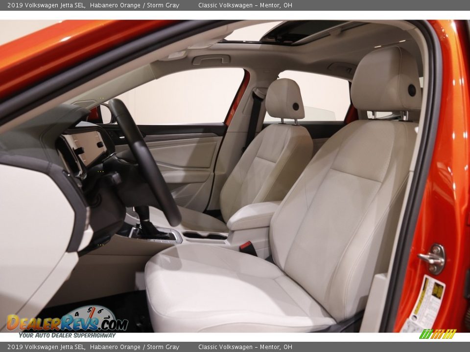 2019 Volkswagen Jetta SEL Habanero Orange / Storm Gray Photo #5