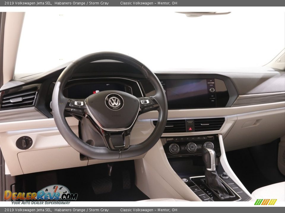 2019 Volkswagen Jetta SEL Habanero Orange / Storm Gray Photo #6