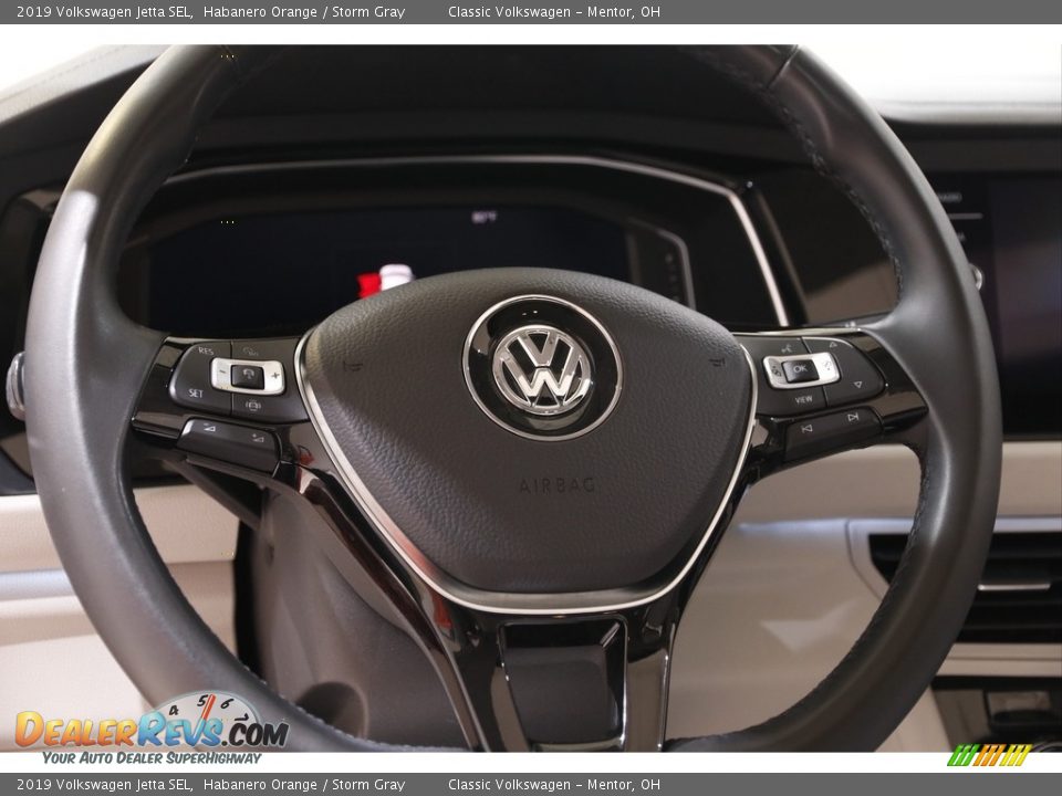 2019 Volkswagen Jetta SEL Habanero Orange / Storm Gray Photo #7