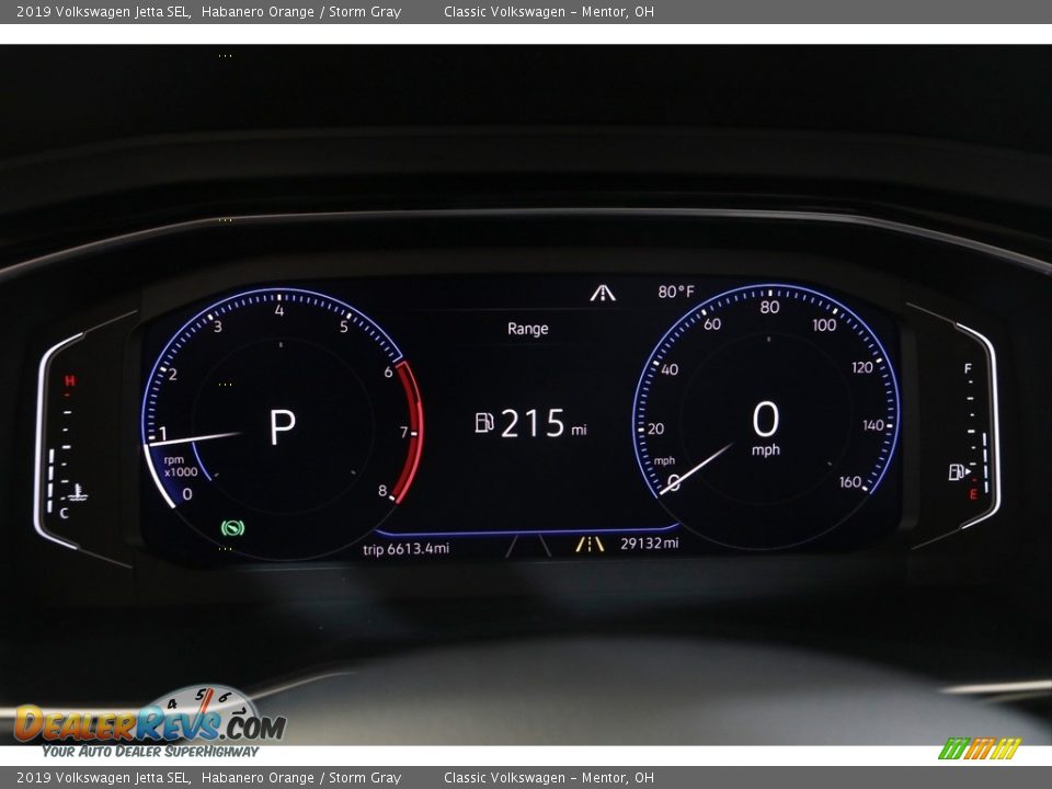 2019 Volkswagen Jetta SEL Habanero Orange / Storm Gray Photo #8