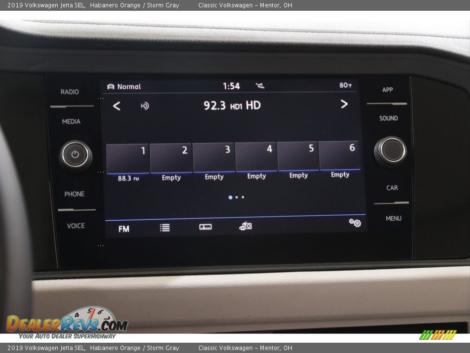 2019 Volkswagen Jetta SEL Habanero Orange / Storm Gray Photo #10