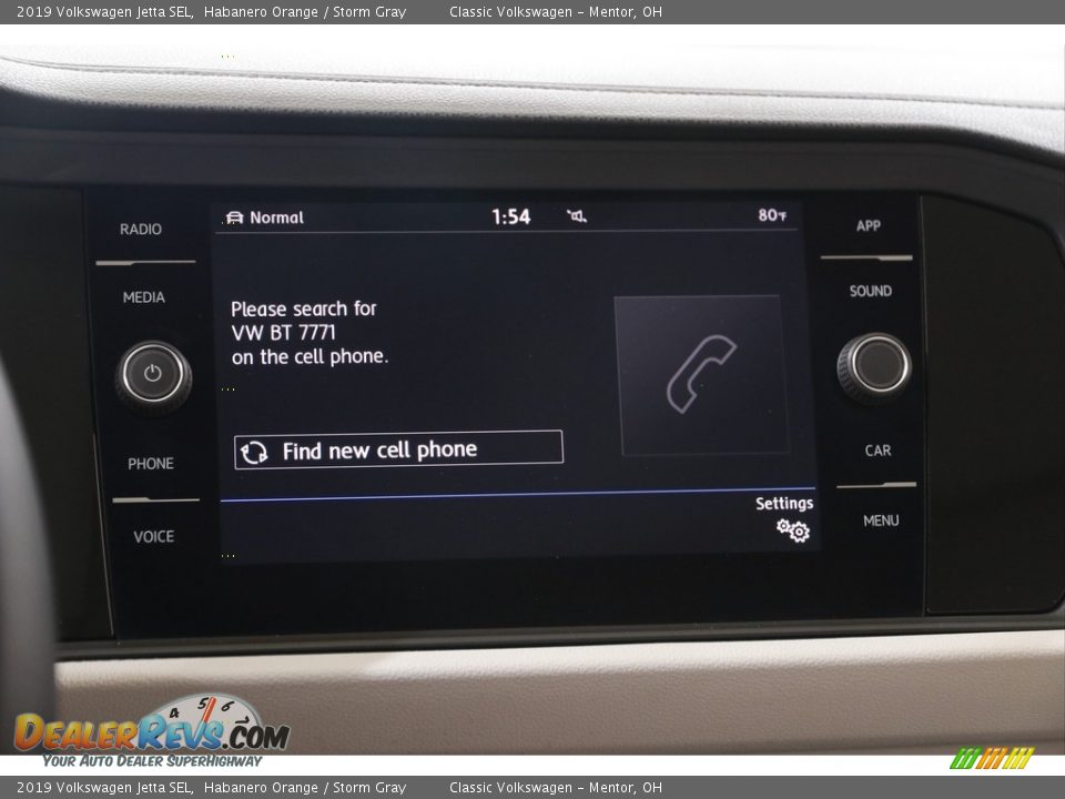 2019 Volkswagen Jetta SEL Habanero Orange / Storm Gray Photo #11